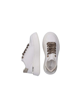 GIRL'S SNEAKERS - TOMMY HILFIGER WHITE-PLATINUM - T3A9-34255-1355 4
