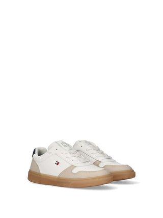 UNISEX SNEAKERS - TOMMY HILFIGER BEIGE-WHITE - T3X9-34351-1269 2