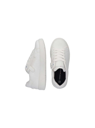 UNISEX SNEAKERS - TOMMY HILFIGER WHITE - T3X9-34357-1355 4