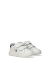 UNISEX SNEAKERS FOR CHILDREN - CALVIN KLEIN WHITE-BLACK - V1X9-83275-1355 2