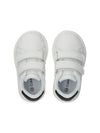 UNISEX SNEAKERS FOR CHILDREN - CALVIN KLEIN WHITE-BLACK - V1X9-83275-1355 4