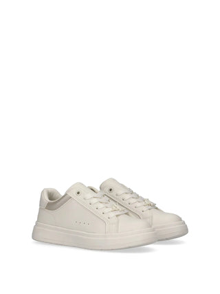 GIRL'S SNEAKERS - CALVIN KLEIN WHITE-IVORY - V3A9-83215-1355 2