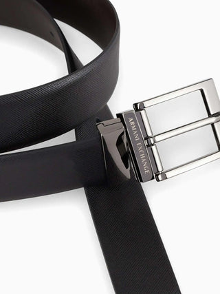 MEN'S BELT - ARMANI EXCHANGE BLACK-BROWN - 951060 CC236 2