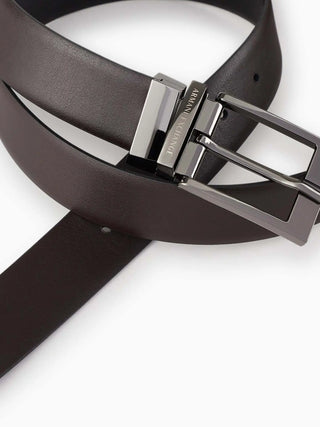 MEN'S BELT - ARMANI EXCHANGE BLACK-BROWN - 951060 CC236 4