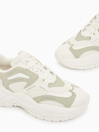 WOMEN'S SNEAKERS - ARMANI EXCHANGE WHITE - XDX120 XV708 5