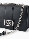 WOMEN'S SHOULDER BAG - ARMANI EXCHANGE BLACK - XW000070 AF12039 5