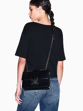 WOMEN'S SHOULDER BAG - ARMANI EXCHANGE BLACK - XW000070 AF12039 6