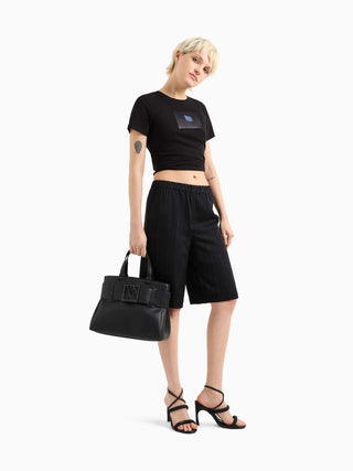WOMEN'S SHOULDER BAG - ARMANI EXCHANGE BLACK - XW000285 AF11902 6
