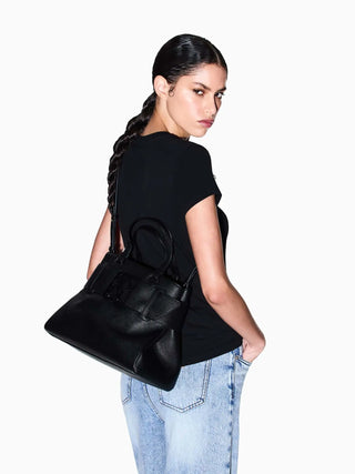 WOMEN'S SHOULDER BAG - ARMANI EXCHANGE BLACK - XW000285 AF11902 7
