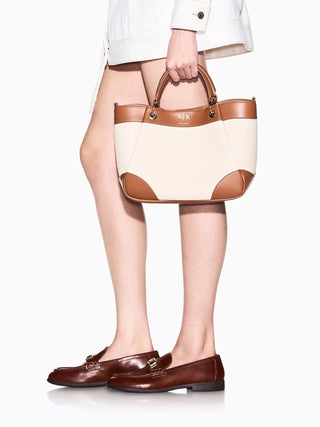 WOMEN'S SHOULDER BAG - ARMANI EXCHANGE NATURAL - XW000393 AF22518 6