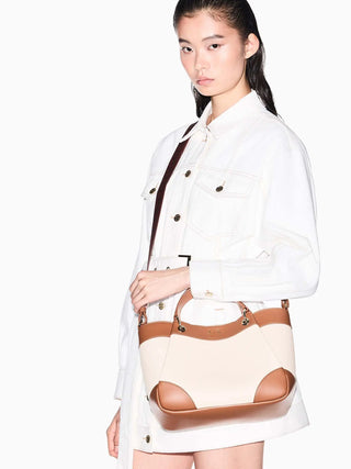 WOMEN'S SHOULDER BAG - ARMANI EXCHANGE NATURAL - XW000393 AF22518 7