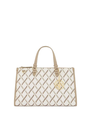 WOMEN'S HANDBAG - ARMANI EXCHANGE WHITE-SAND - XW000400 AF17155 1
