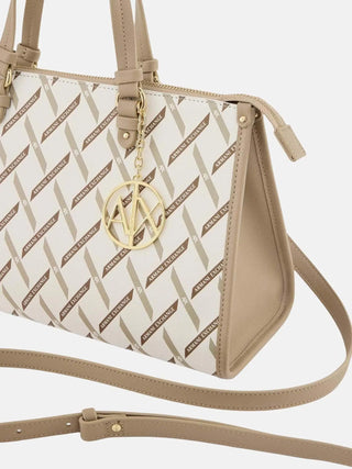 WOMEN'S HANDBAG - ARMANI EXCHANGE WHITE-SAND - XW000400 AF17155 5