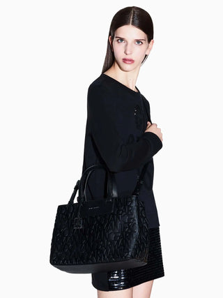 WOMEN'S SHOULDER BAG - ARMANI EXCHANGE BLACK - XW001222 AF15774 7