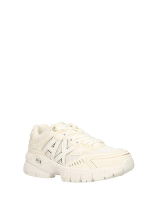 WOMEN'S SNEAKERS - ARMANI EXCHANGE WHITE-GOLD - XW002153 AF22757 2