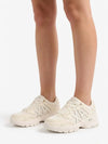 WOMEN'S SNEAKERS - ARMANI EXCHANGE WHITE-GOLD - XW002153 AF22757 6