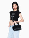 WOMEN'S SHOULDER BAG - ARMANI EXCHANGE BLACK - XW002159 AF19892 6