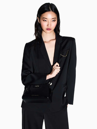 WOMEN'S SHOULDER BAG - ARMANI EXCHANGE BLACK - XW002160 AF19892 6