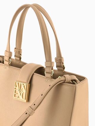 WOMEN'S SHOULDER BAG - ARMANI EXCHANGE NUDE - XW002168 AF19895 5