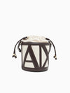WOMEN'S SHOULDER BAG - ARMANI EXCHANGE BEIGE - XW002183 AF22635 2