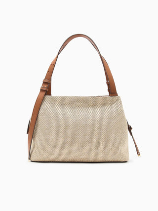 WOMEN'S SHOULDER BAG - ARMANI EXCHANGE NATURAL - XW002603 AF22683 3