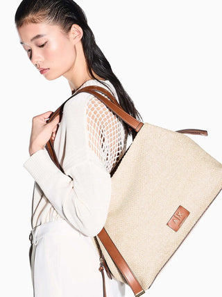 WOMEN'S SHOULDER BAG - ARMANI EXCHANGE NATURAL - XW002603 AF22683 6