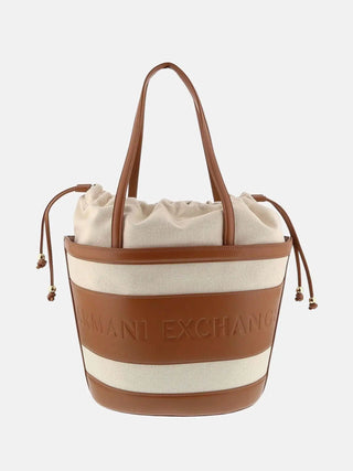 WOMEN'S SHOULDER BAG - ARMANI EXCHANGE NATURAL - XW002607 AF22635 3