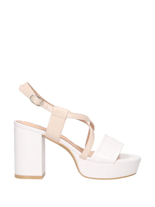 WOMEN'S SANDALS - MARINA GALANTI WHITE-NUDE - MG 1B392