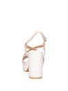 WOMEN'S SANDALS - MARINA GALANTI WHITE-NUDE - MG 1B392 5
