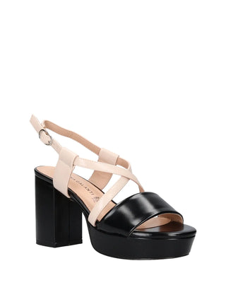 WOMEN'S SANDAL - MARINA GALANTI BLACK-NUDE - MG 1B392 2