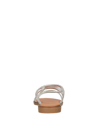 WOMEN'S SANDAL - MARINA GALANTI SILVER - MG 1E364 5