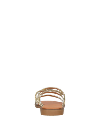 WOMEN'S SANDAL - MARINA GALANTI GOLD - MG 1E364 5