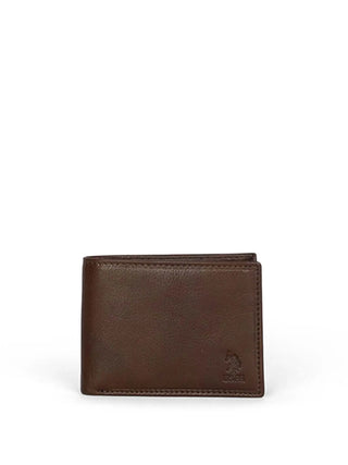 PORTAFOGLIO UOMO - US POLO ASSN. MARRONE - AEUZ32541MHA
