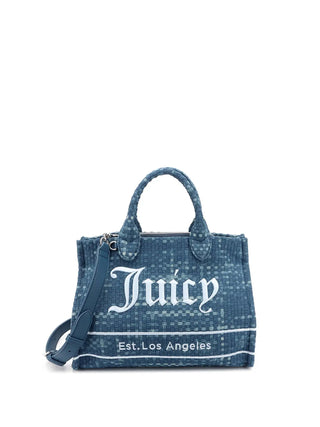 BORSA A SPALLA DONNA - JUICY COUTURE BLU - BEJIR9914WXL