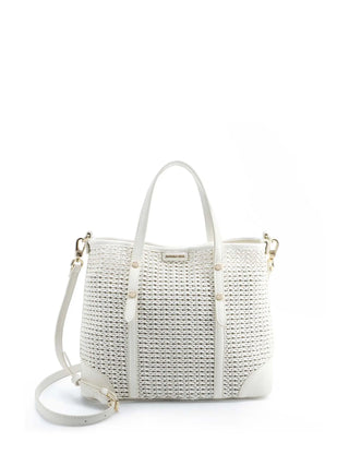 WOMEN'S SHOULDER BAG - GATTINONI ROMA WHITE - BEN268761WVP