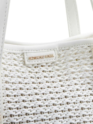 WOMEN'S SHOULDER BAG - GATTINONI ROMA WHITE - BEN268761WVP 4