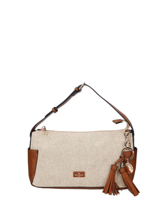 WOMEN'S HOBO BAG - GATTINONI ROMA BEIGE - BEN268781WC2
