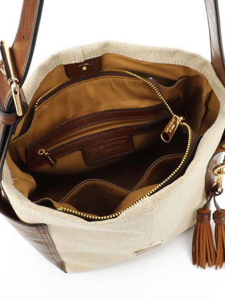 WOMEN'S SHOULDER BAG - GATTINONI ROME BEIGE - BEN268783WC2 3