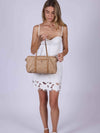 WOMEN'S HANDBAG - GATTINONI ROMA BEIGE - BEN268853WVP 6