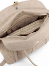 WOMEN'S HANDBAG - GATTINONI ROMA BEIGE - BENTD8815WVP 5