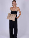WOMEN'S HANDBAG - GATTINONI ROMA BEIGE - BENTD8815WVP 6