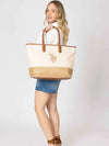 WOMEN'S SHOULDER BAG - US POLO ASSN. NATURAL - BEU2P8695WP5 5