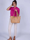 BORSA A SPALLA DONNA - US POLO ASSN. CAMEL - BEU3R9063WVP 6