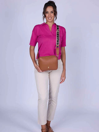WOMEN'S SHOULDER BAG - U.S. POLO ASSN. CAMEL - BEUE58716WVP 4