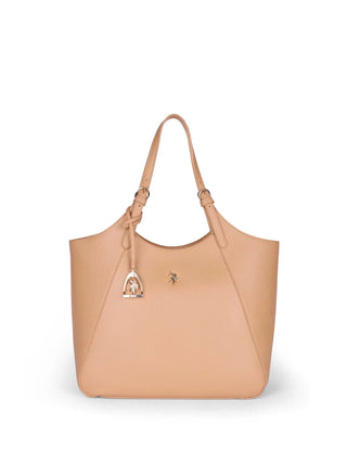 BORSA A SPALLA DONNA - US POLO ASSN. CAMEL - BEUJE9094WVP