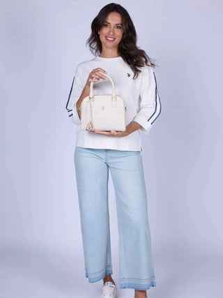 BORSA A MANO DONNA - US POLO ASSN. BIANCO - BEUJE9107WVP 4