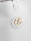 WOMEN'S HANDBAG - GATTINONI ROME WHITE - BINTD8011WZT 5