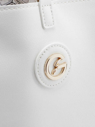 WOMEN'S HANDBAG - GATTINONI ROME WHITE - BINTD8011WZT 5