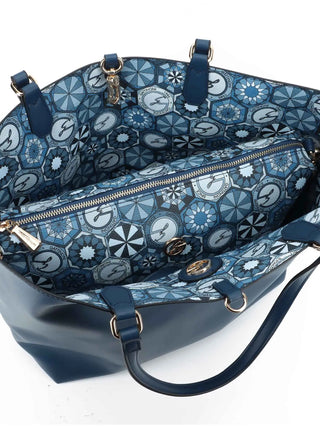 WOMEN'S HANDBAG - GATTINONI ROME BLUE - BINTD8011WZT 3