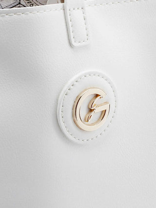 BORSA A SPALLA DONNA - GATTINONI ROMA BIANCO - BINTD8156WZT 5